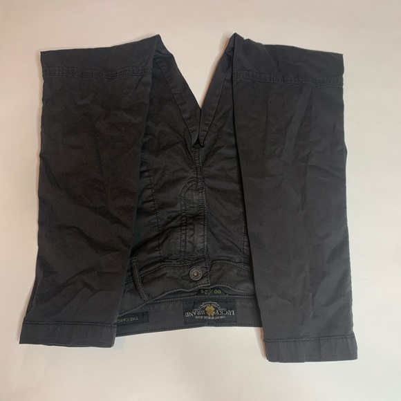 ❌SOLD❌Lucky Brand the Cargo Midrise Grey Pants 00 24 - Picture 8 of 11
